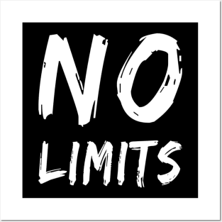 No Limits | Limitless Motivational Design Posters and Art